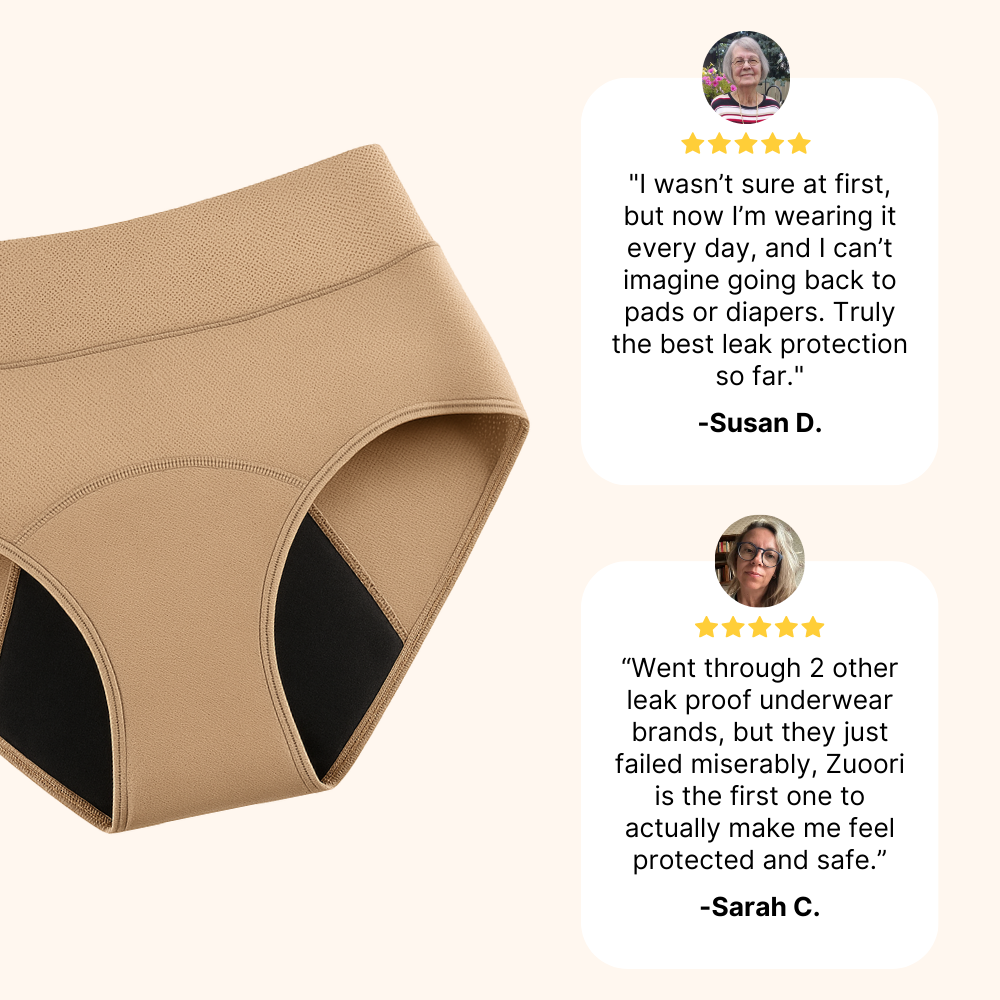Zuoori 100% Leak-Proof Underwear | 5-Pack