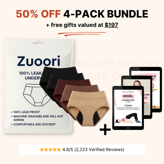 Zuoori 100% Leak-Proof Underwear | 5-Pack