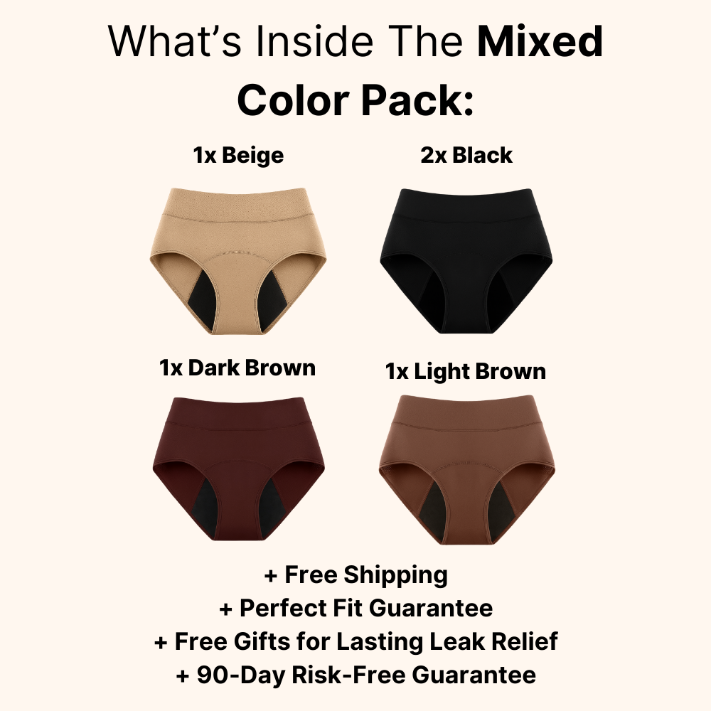 Zuoori 100% Leak-Proof Underwear | 5-Pack