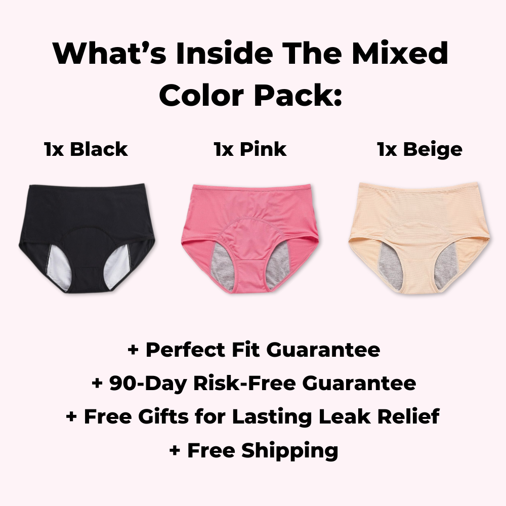 Zuoori 100% Leak-Proof Underwear - 3-Pack